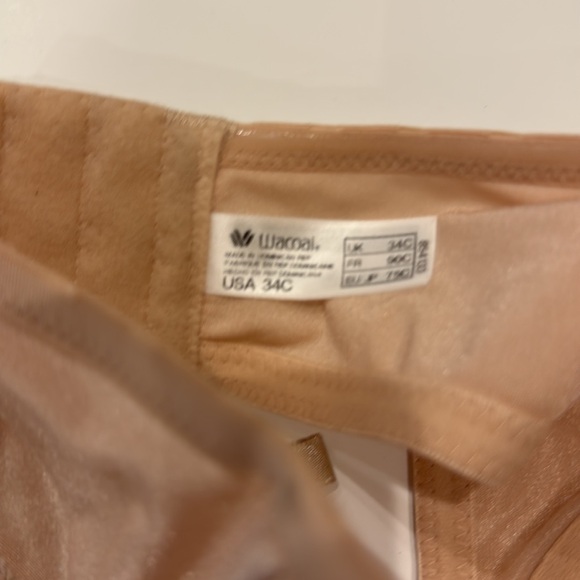 Wacoal Convertible Nude Strapless Bra 34C NWT - Picture 5 of 6